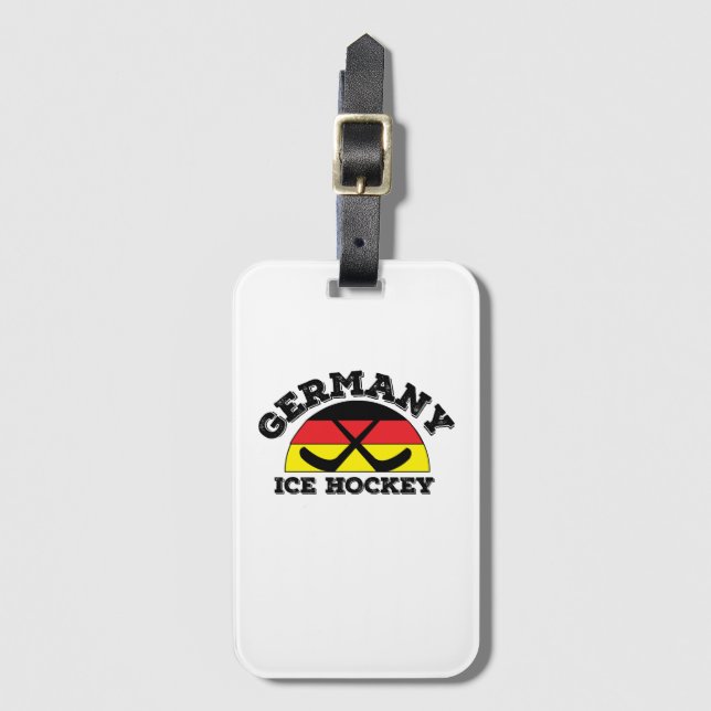 Tyskland Ishockey Bagagebricka (Framsida vertikal)