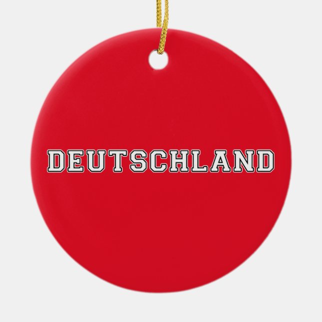 Tyskland Julgransprydnad Keramik (Framsidan)