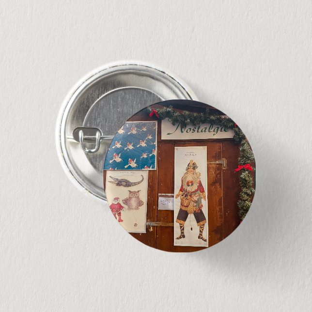 Tyskland julmarknad München Knapp (Framsida & baksida)