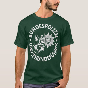 Tyskland K9 Police Bundespolizei T Shirt