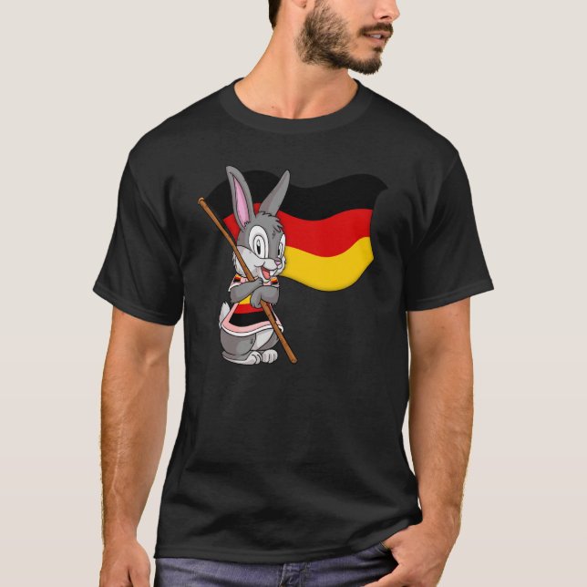 Tyskland kanin t shirt (Framsida)