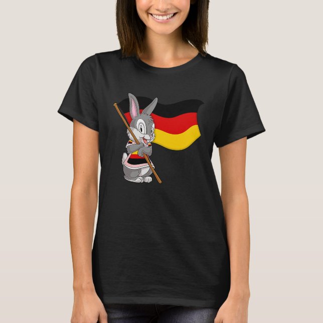 Tyskland Kanin T Shirt (Framsida)