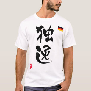 Tyskland KANJI-flagga Tee