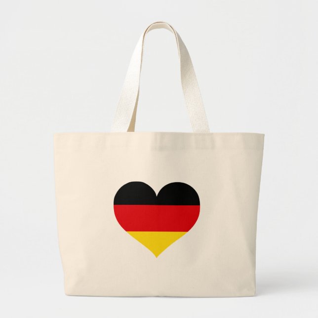 Tyskland Kärlek Jumbo Tygkasse (Framsidan)