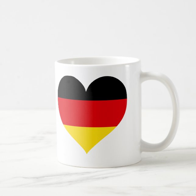 Tyskland Kärlek Kaffemugg (Höger)