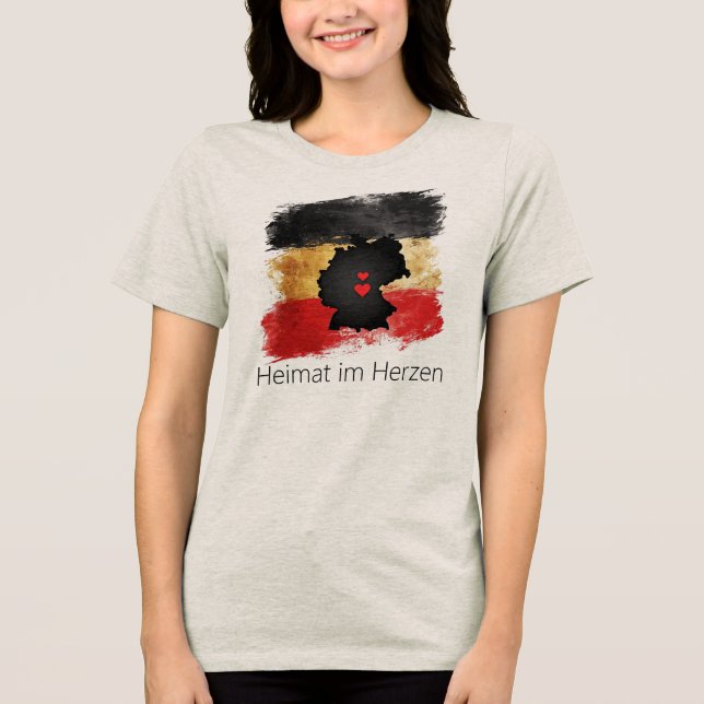 Tyskland Kärlek T Shirt (Framsida)