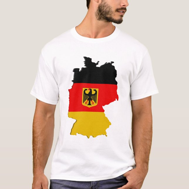 Tyskland karta tee shirt (Framsida)
