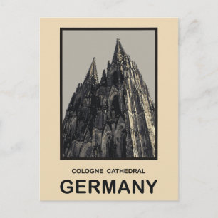 Tyskland katedral i Köln Vykort