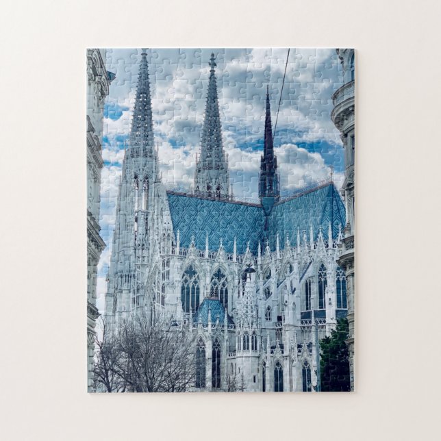 Tyskland katolsk kyrkoreligion i Köln gotin  Pussel (Vertikal)