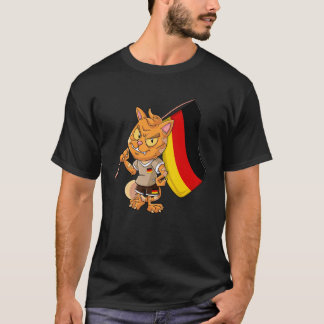 Tyskland Katt Fans T Shirt