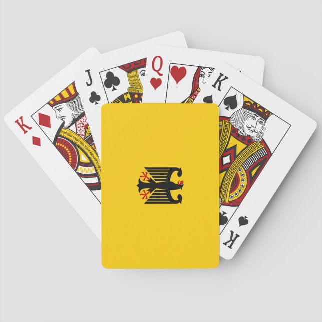 Tyskland klassiska uppspelningskort casinokort (Baksidan)