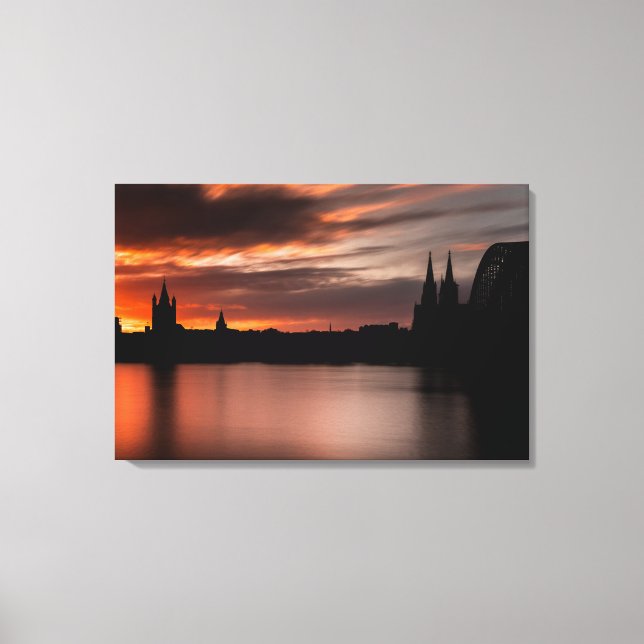 Tyskland Köln Canvastryck (Framsida)