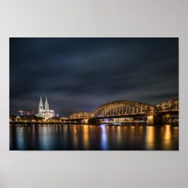 Tyskland Köln Poster