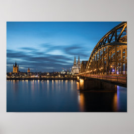 Tyskland Köln Poster