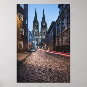Tyskland Köln Poster