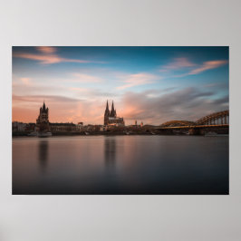 Tyskland Köln Poster