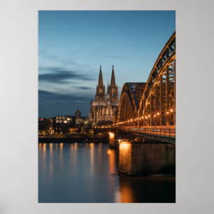 Tyskland Köln Poster