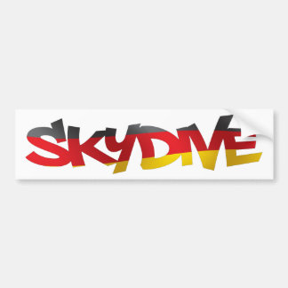 TYSKLAND KÖPARSTICKER SKYDIVE BILDEKAL
