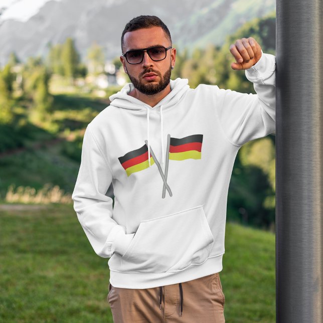 Tyskland Korsade flaggor Stolthet och arv Hoodie (Skapare uppladdad)