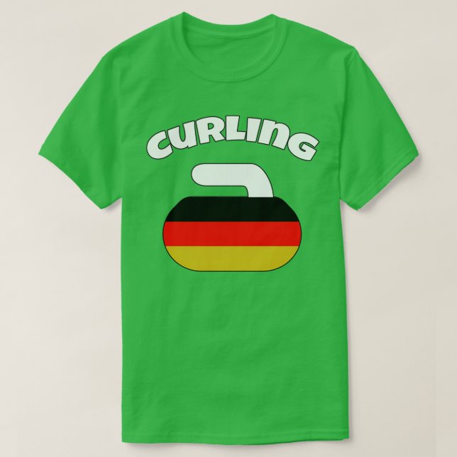 Tyskland kurvning t shirt (Design framsida)