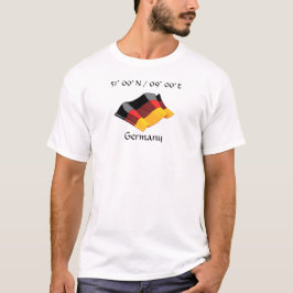 Tyskland Land Flagga T-Shirt