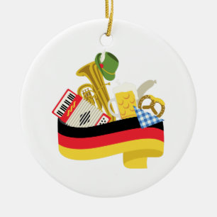 Tyskland Land Julgransprydnad Keramik