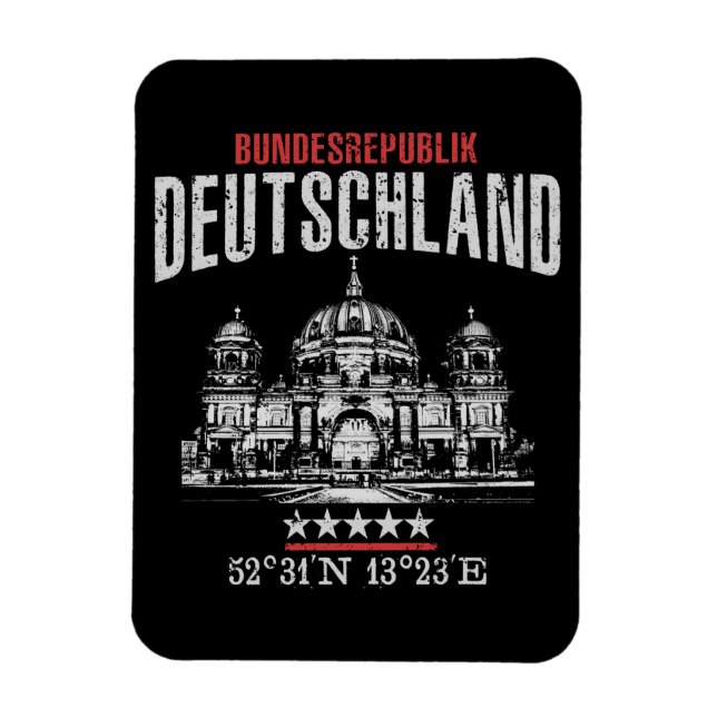 Tyskland Magnet (Vertikal)