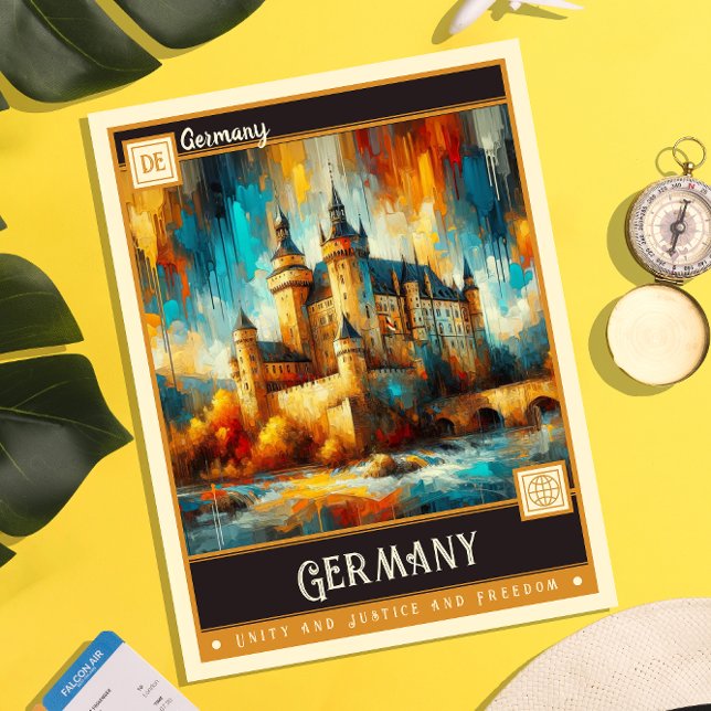 Tyskland | Måla Vintage Vykort (Skapare uppladdad)