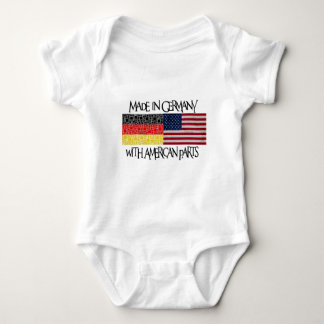 Tyskland med amerikanska delar tee shirt