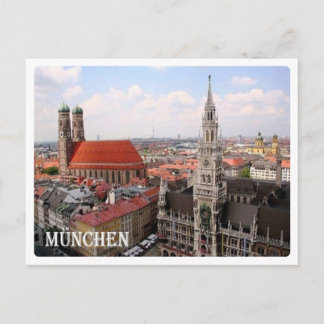 Tyskland - München - Vykort