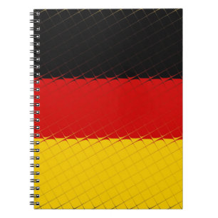Tyskland nationell Flagga Anteckningsbok