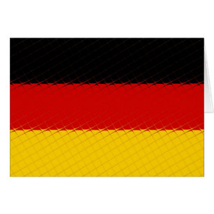 Tyskland nationell Flagga Hälsningskort