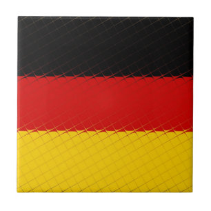 Tyskland nationell Flagga Kakelplatta