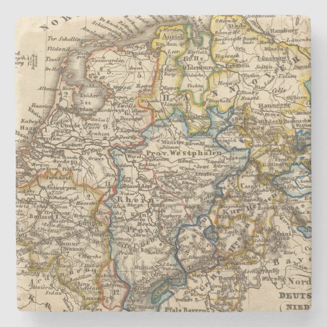 Tyskland, Nederländerna och Belgien Stenunderlägg (Framsidan)