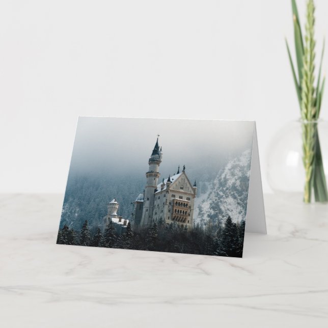 Tyskland Neuschwanstein Castle Kort (Framsida)