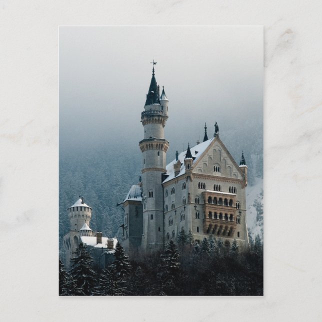 Tyskland Neuschwanstein Castle Vykort (Framsida)