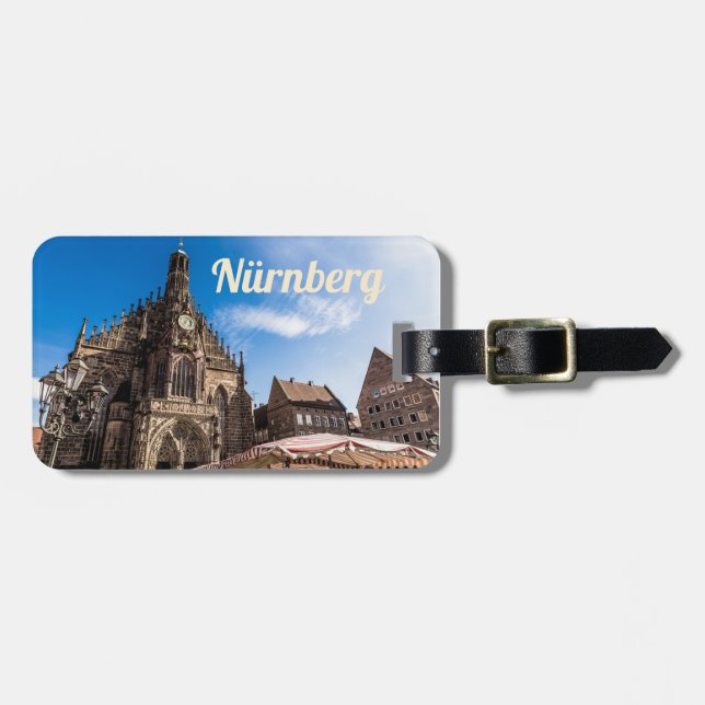 Tyskland Nürnberg Bavaria Bagagebricka (Horisontell Framsida)