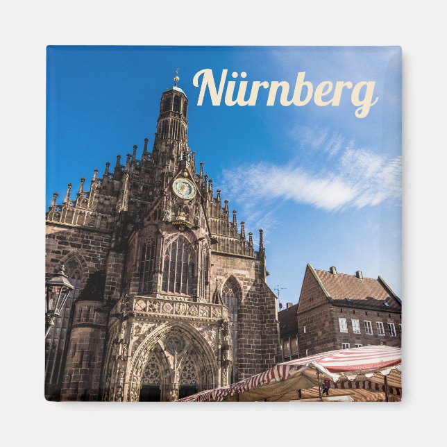 Tyskland Nürnberg Bavaria Magnet (Framsidan)