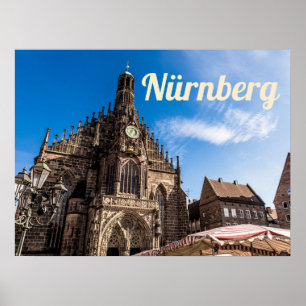 Tyskland Nürnberg Bavaria Poster