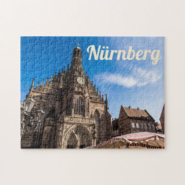 Tyskland Nürnberg Bavaria Pussel (Horisontell)