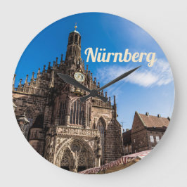 Tyskland Nürnberg Bavaria Stor Klocka
