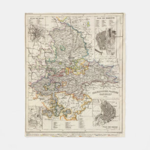 Tyskland och Prussia Fleecefilt