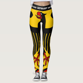 Tyskland och tysk Flagga mode, resa/sport fläkt Leggings