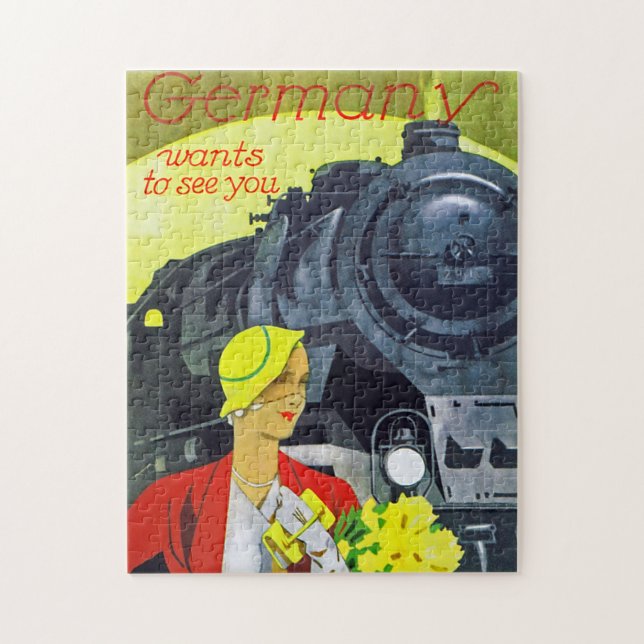 Tyskland önskningar att se dig pussel (Vertikal)