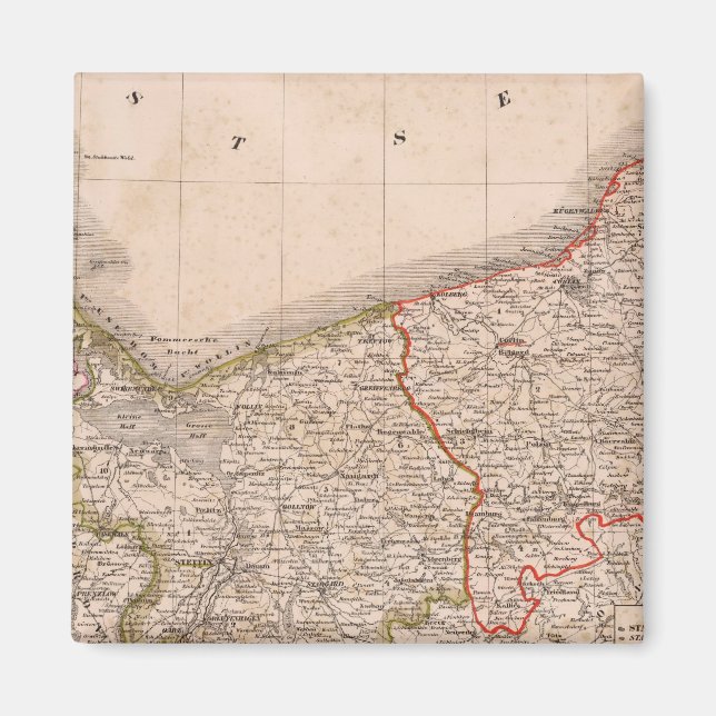 Tyskland, Polen 2 Magnet (Framsidan)