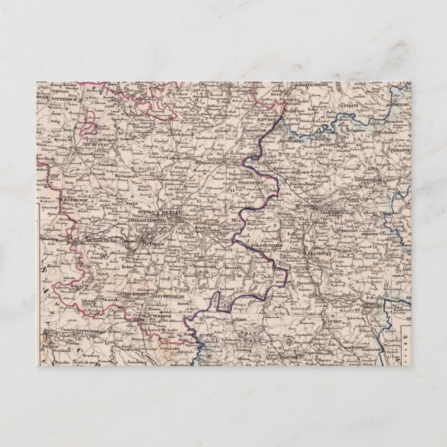 Tyskland, Polen Vykort (Framsida)