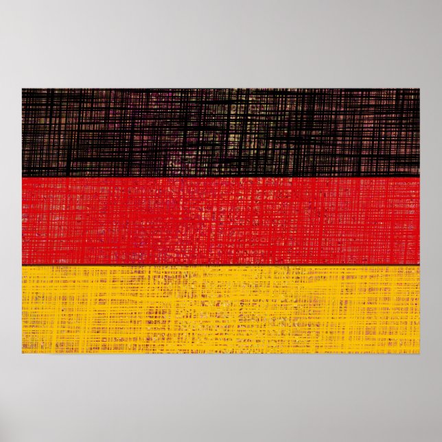 TYSKLAND Poster FLAGGA (Framsidan)