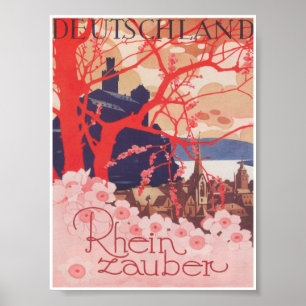 Tyskland Poster Vintage resor