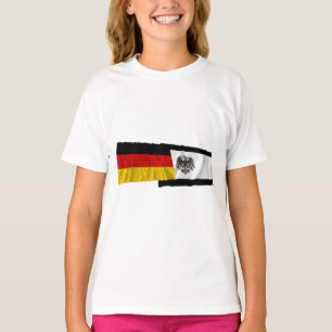 Tyskland & Preussen som vinkar flaggor T Shirt