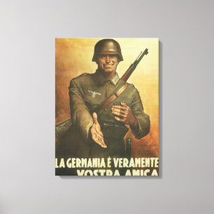 Tyskland propagandaaffisch canvastryck